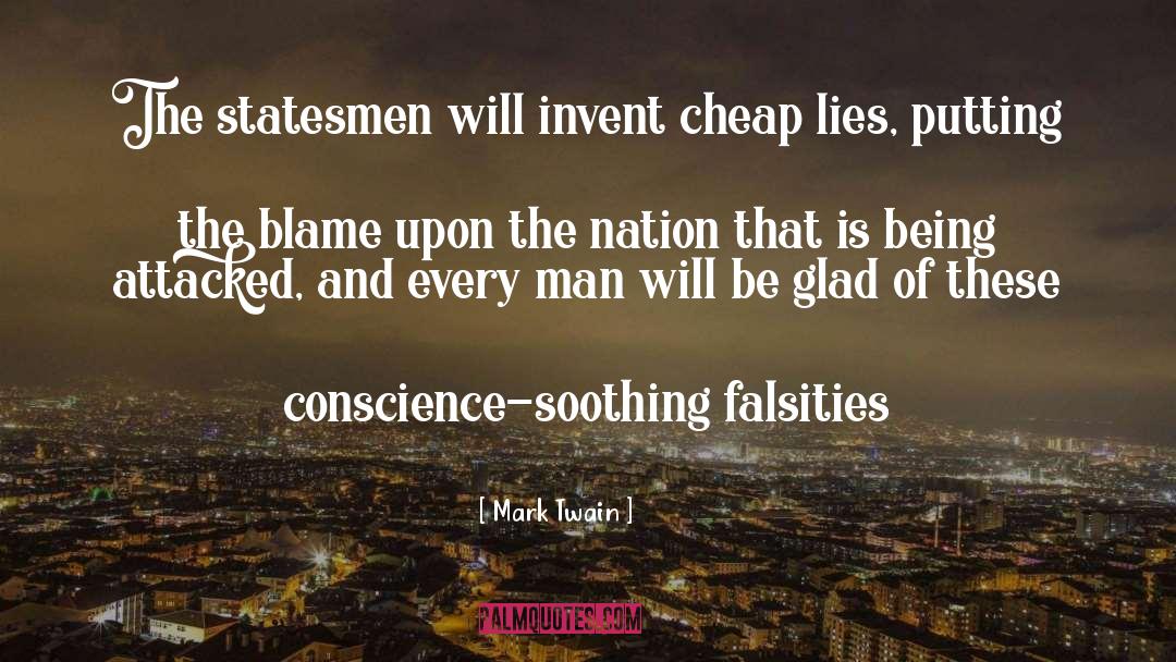 Falsities quotes by Mark Twain