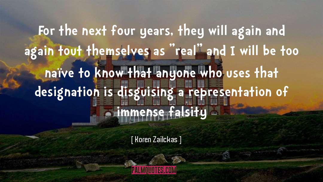 Falsity quotes by Koren Zailckas