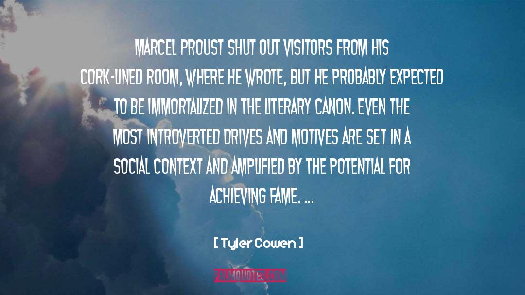 Fame And Attitude quotes by Tyler Cowen