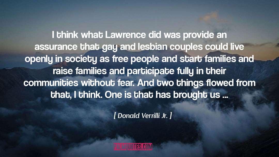 Families And Community quotes by Donald Verrilli Jr.