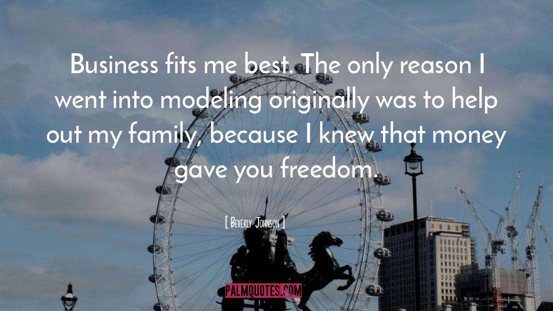 Family Best quotes by Beverly Johnson