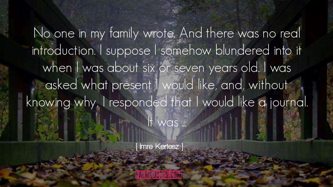 Family Bible quotes by Imre Kertesz