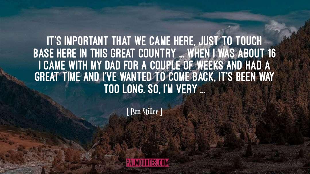 Family Bonding quotes by Ben Stiller