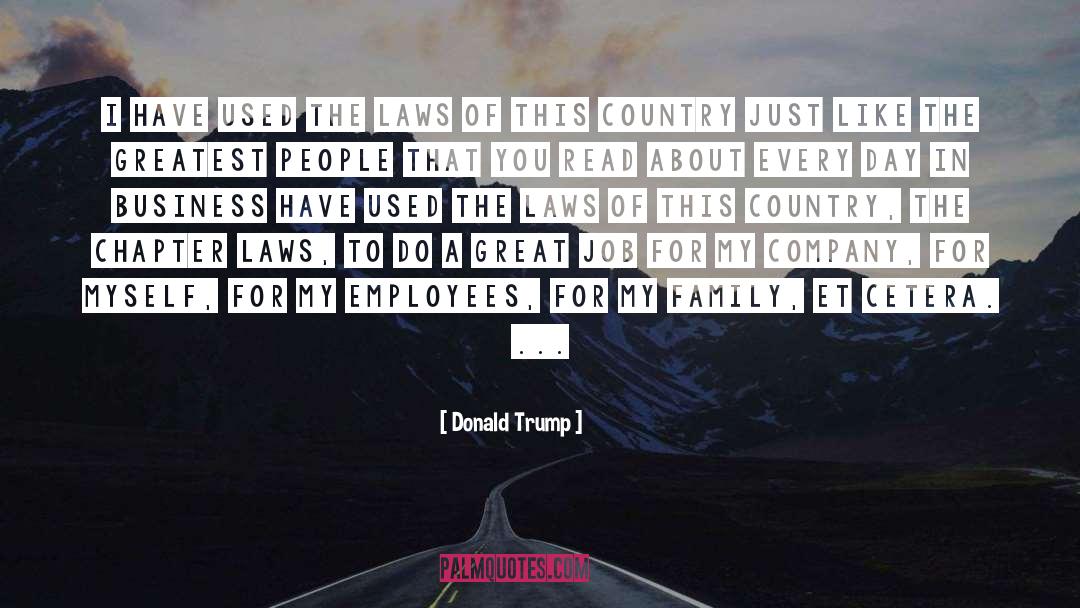 Family Business quotes by Donald Trump