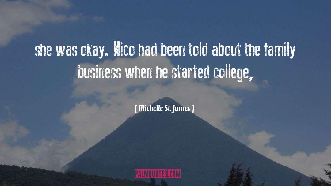 Family Business quotes by Michelle St. James