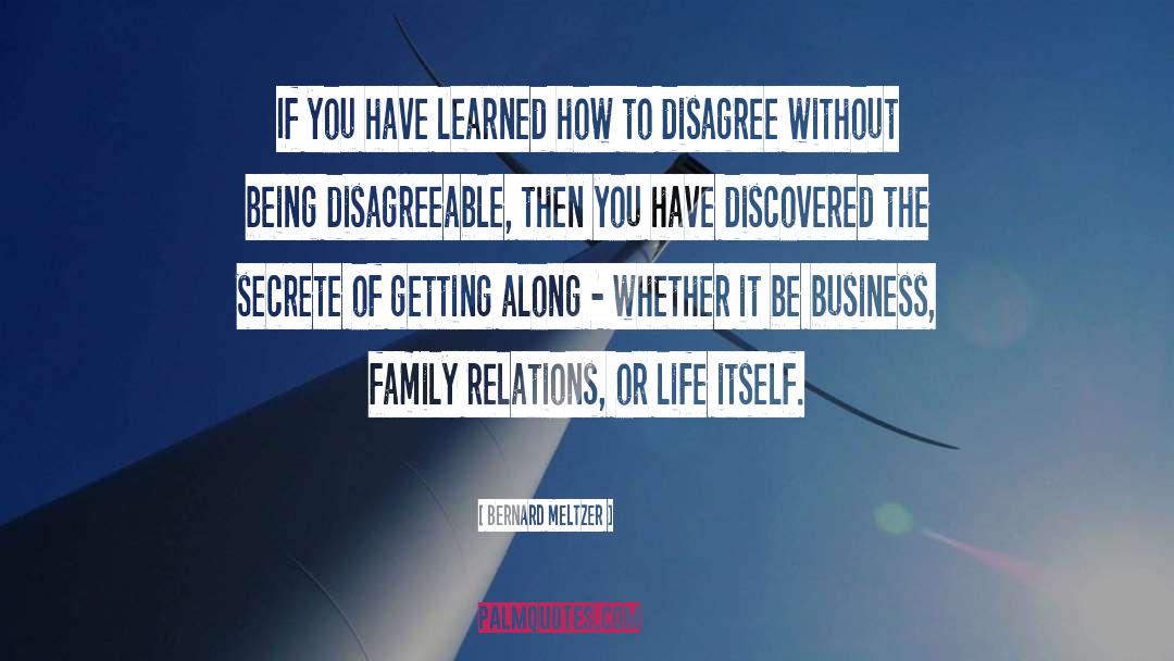Family Business quotes by Bernard Meltzer