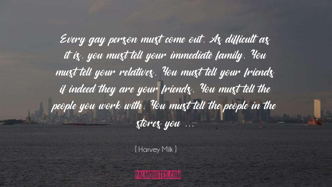 Family Conflict quotes by Harvey Milk