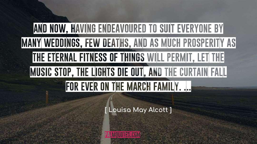 Family Deaths And Moving On quotes by Louisa May Alcott