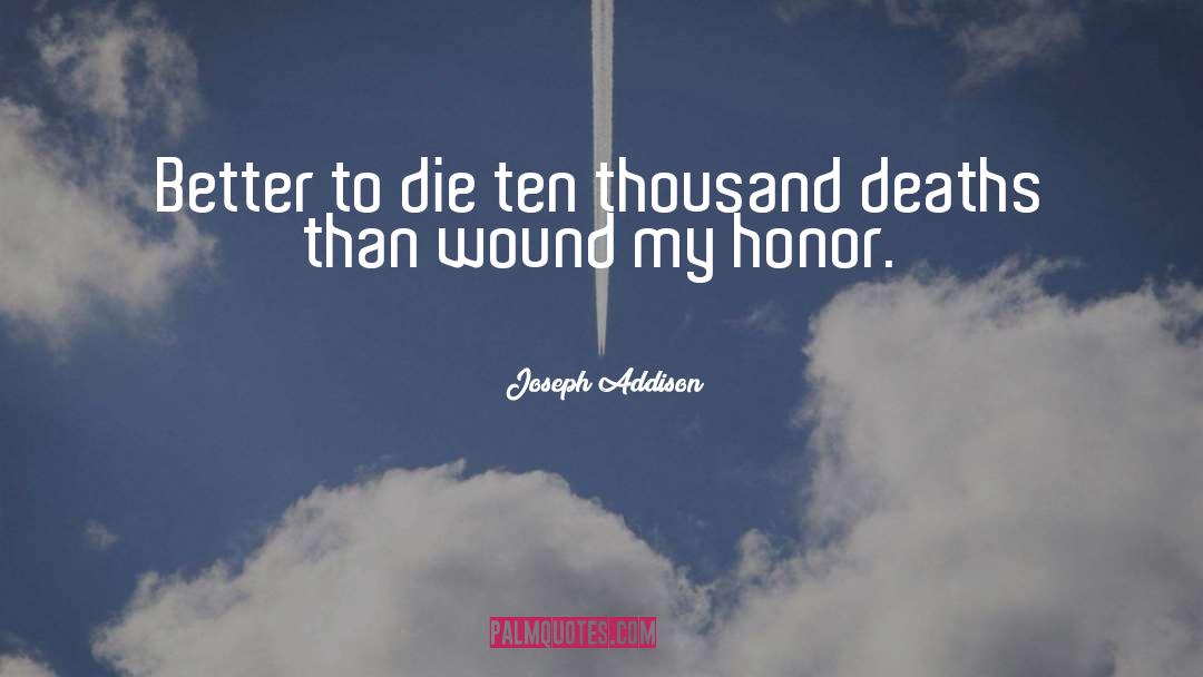 Family Deaths And Moving On quotes by Joseph Addison