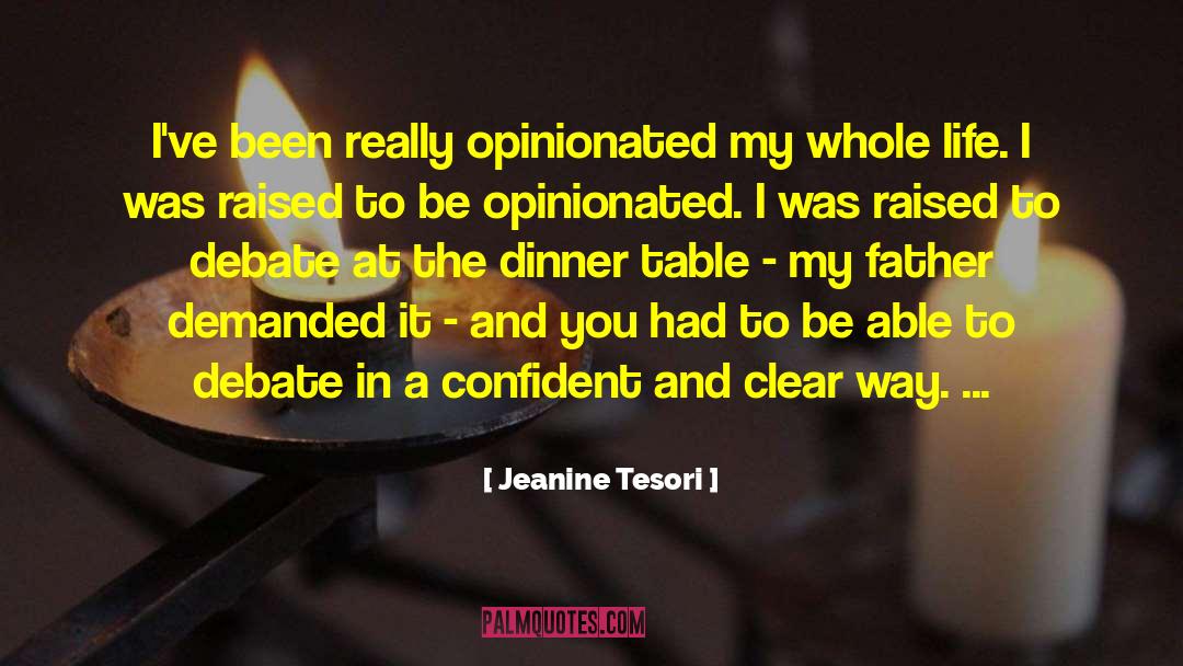 Family Dinner Table quotes by Jeanine Tesori