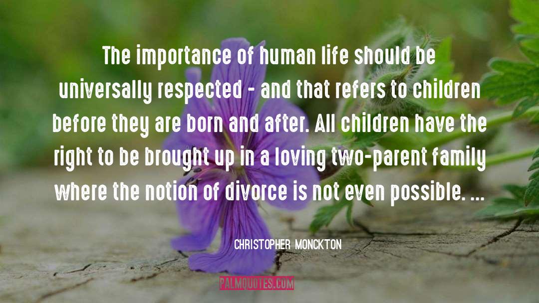 Family Divorce quotes by Christopher Monckton