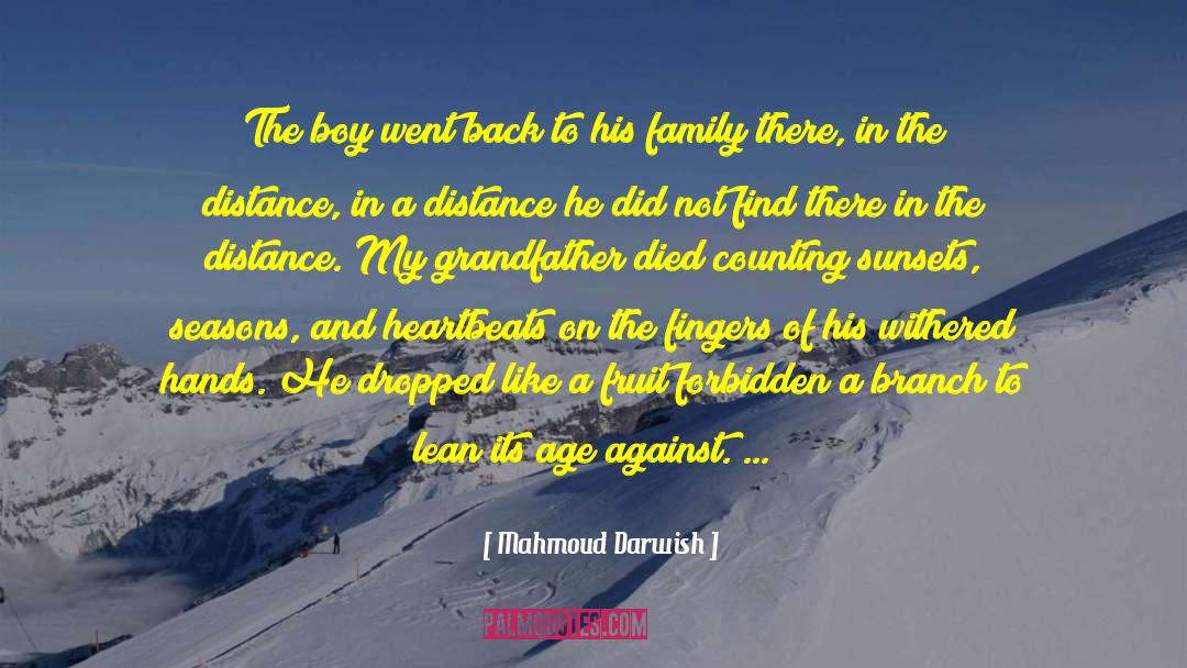 Family Dram quotes by Mahmoud Darwish