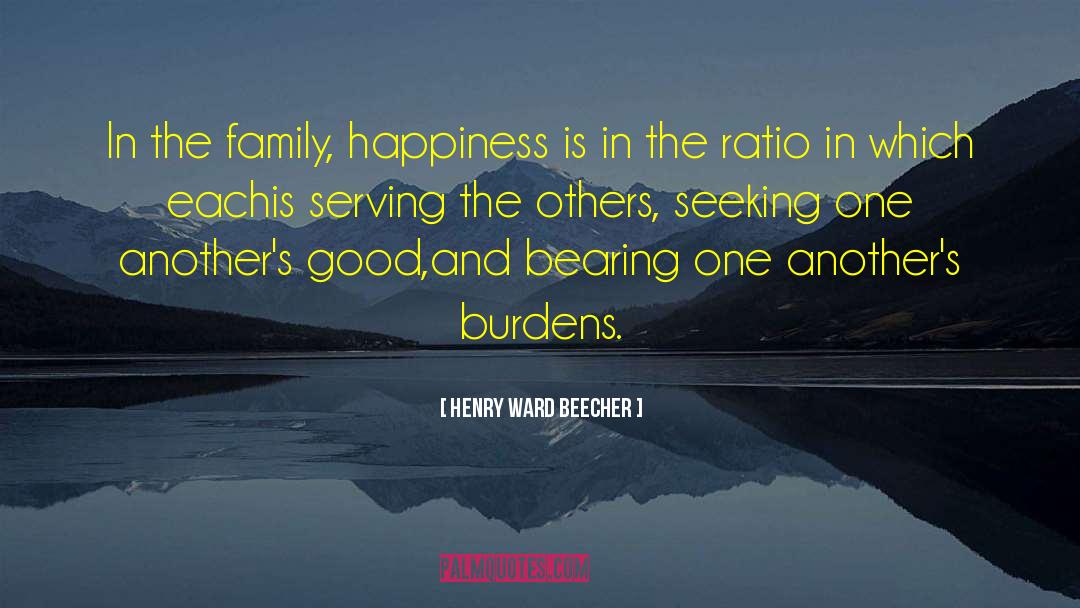 Family Ethos quotes by Henry Ward Beecher