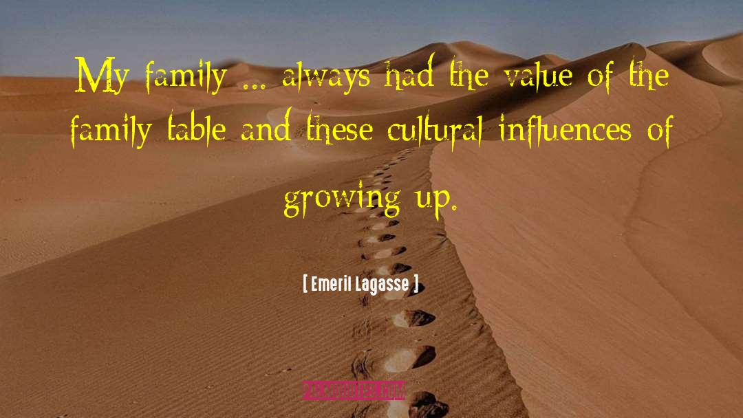 Family Growing Up quotes by Emeril Lagasse