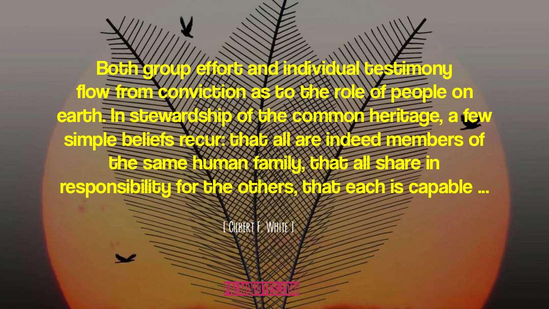 Family Guidance quotes by Gilbert F. White