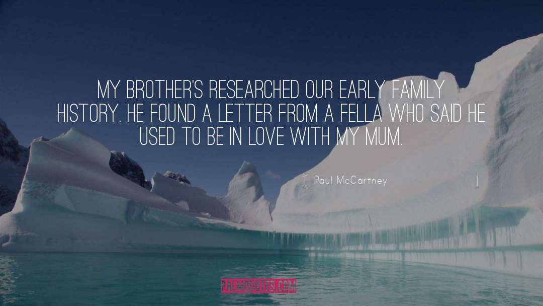 Family History quotes by Paul McCartney