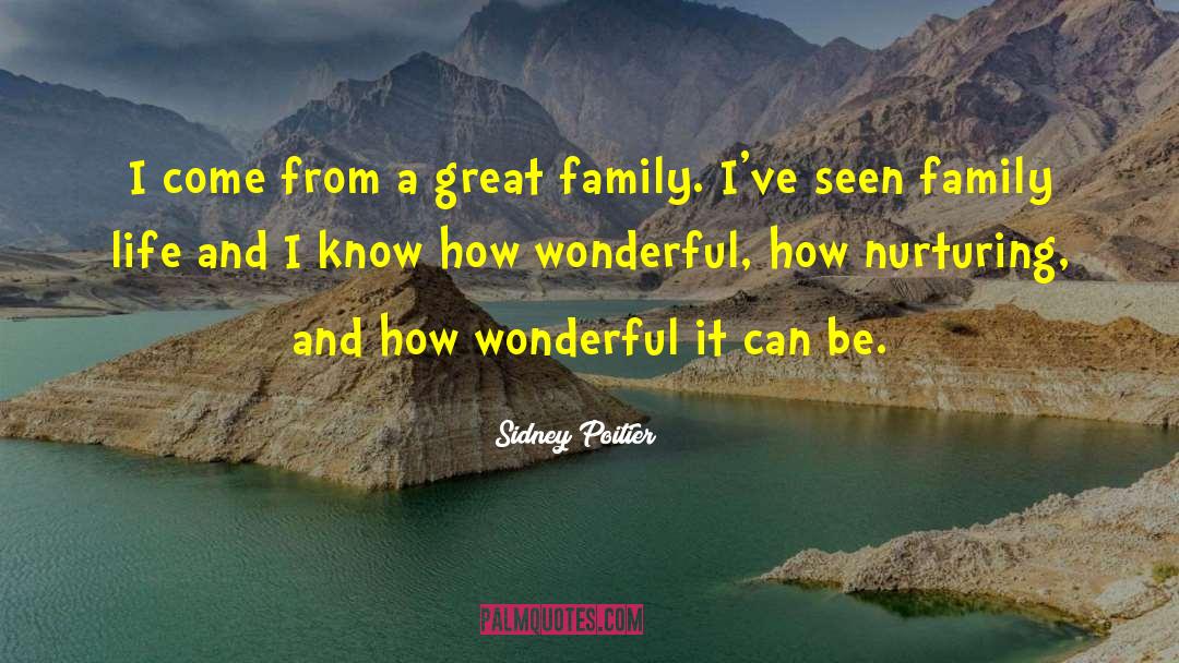 Family Life quotes by Sidney Poitier