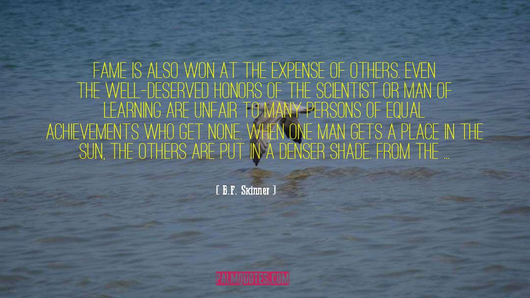 Family Loss quotes by B.F. Skinner