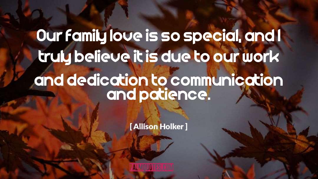 Family Love quotes by Allison Holker