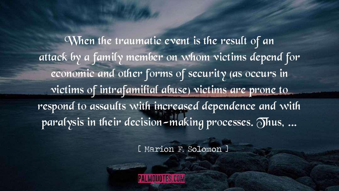 Family Member quotes by Marion F. Solomon