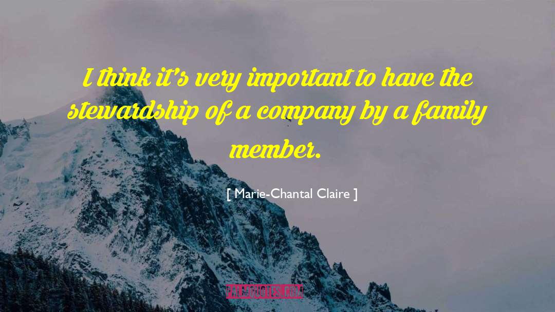 Family Member quotes by Marie-Chantal Claire