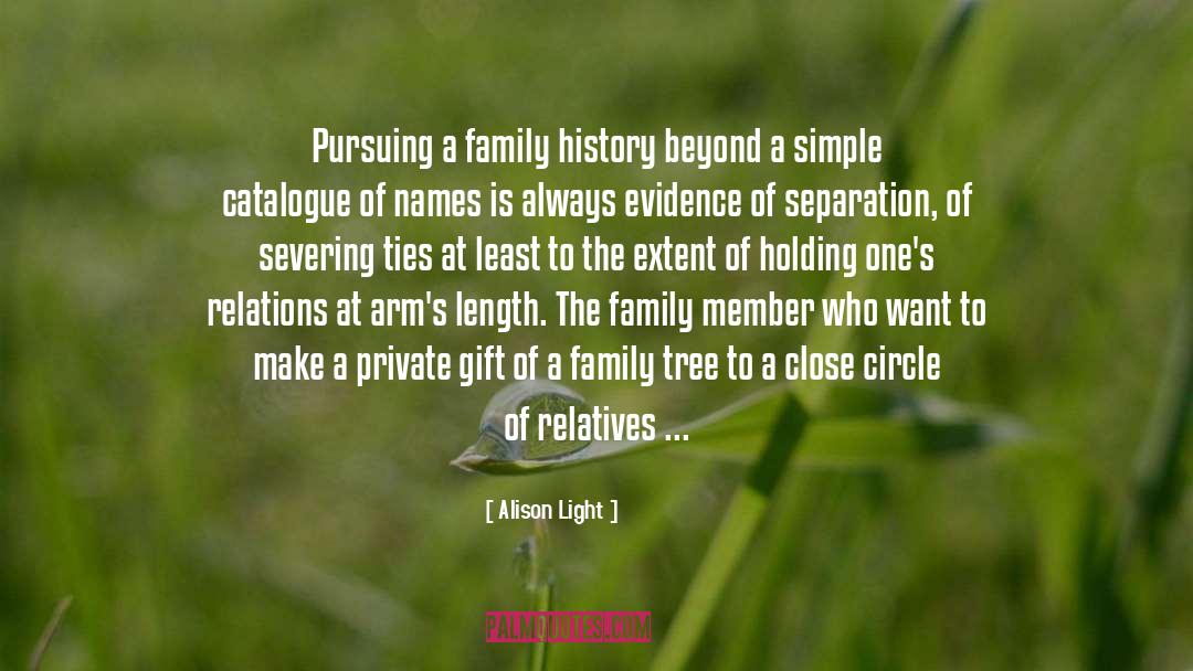 Family Member quotes by Alison Light
