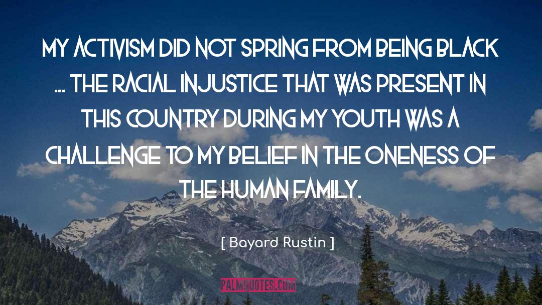 Family Not Bothering quotes by Bayard Rustin