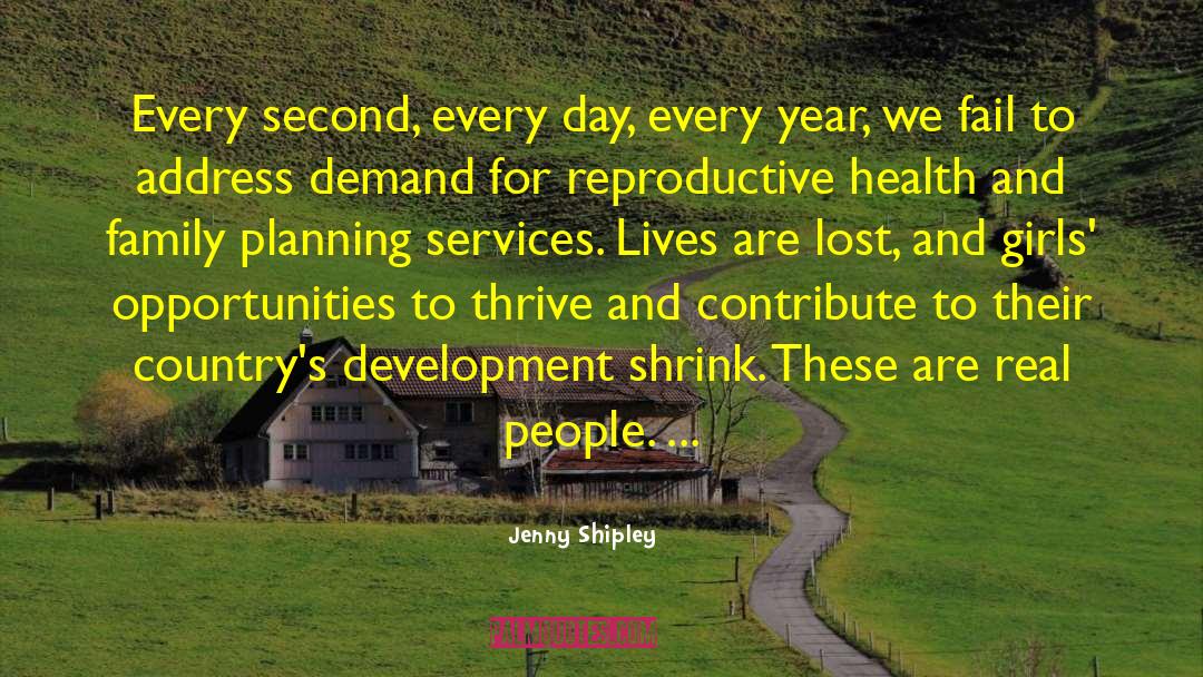 Family Planning quotes by Jenny Shipley