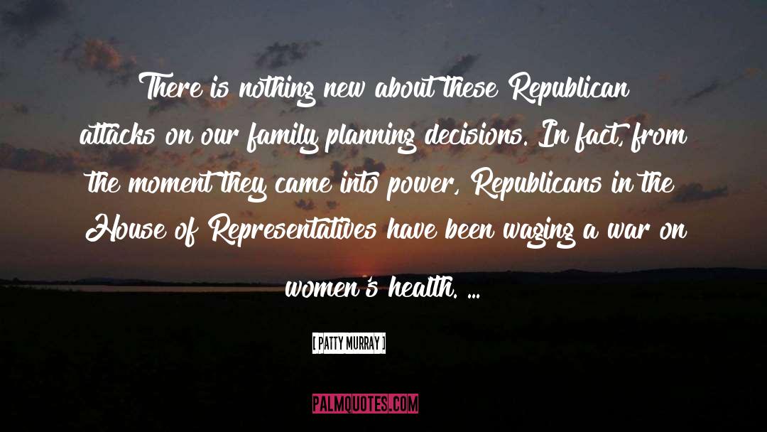 Family Planning quotes by Patty Murray