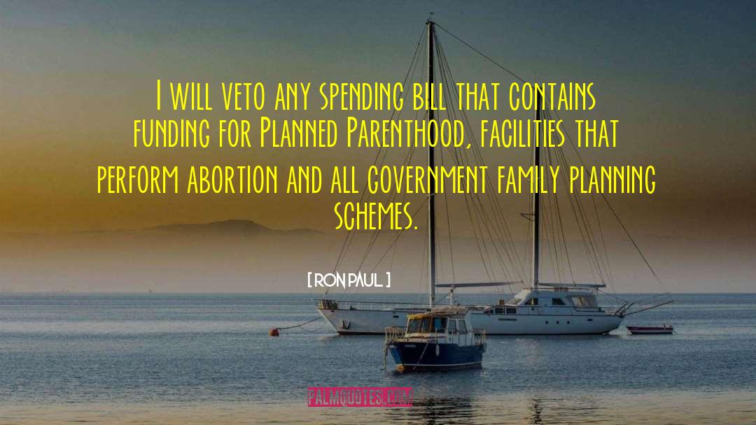 Family Planning quotes by Ron Paul