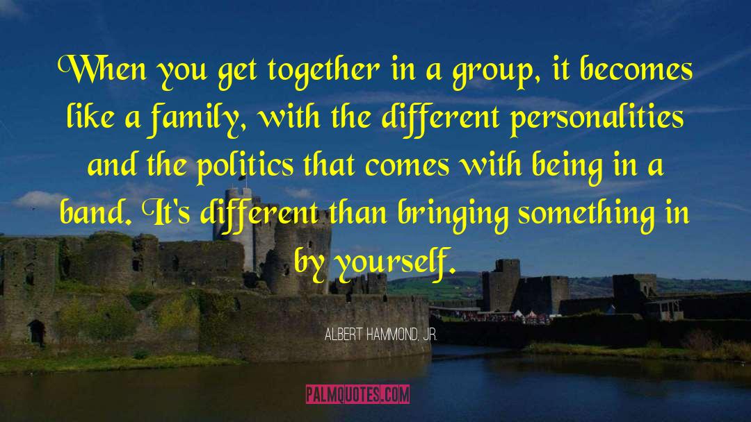 Family Politics quotes by Albert Hammond, Jr.