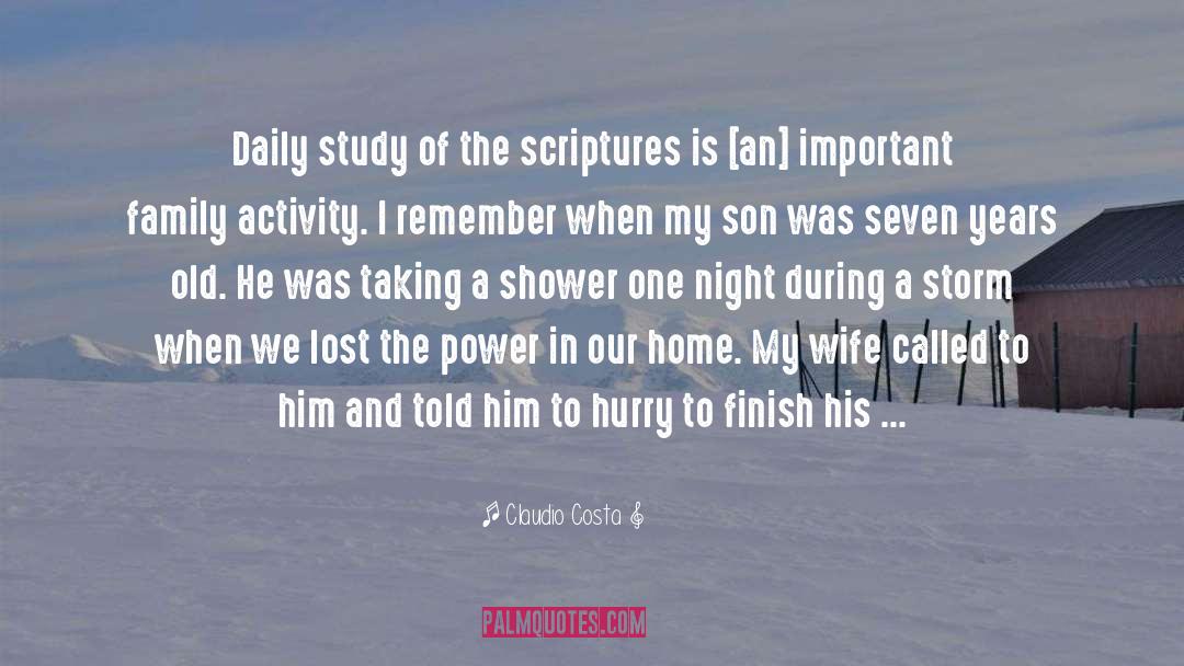 Family Prayer quotes by Claudio Costa