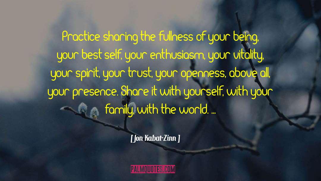 Family Quarrel quotes by Jon Kabat-Zinn