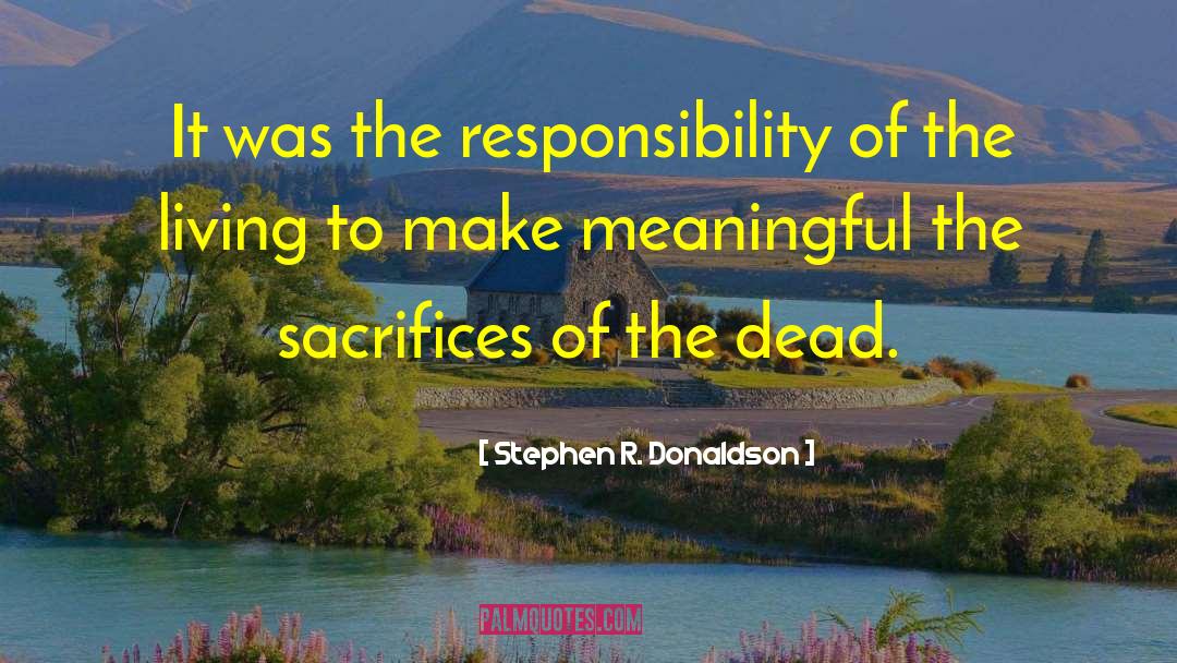 Family Responsibility quotes by Stephen R. Donaldson