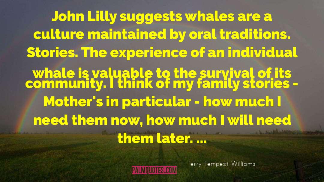 Family Stories quotes by Terry Tempest Williams