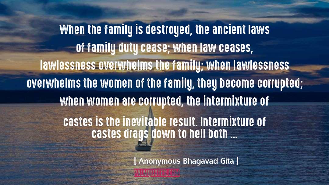 Family They quotes by Anonymous Bhagavad Gita
