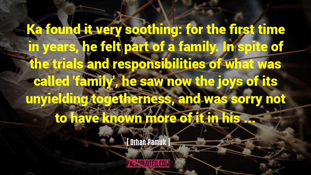 Family Turmoil quotes by Orhan Pamuk