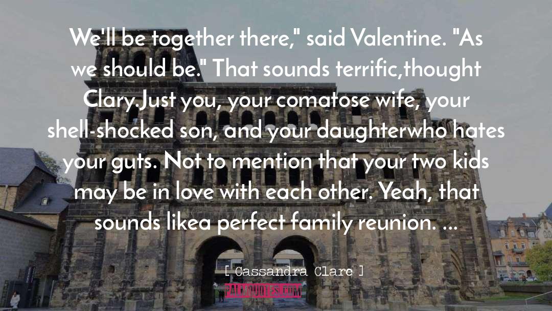 Family Valentine quotes by Cassandra Clare