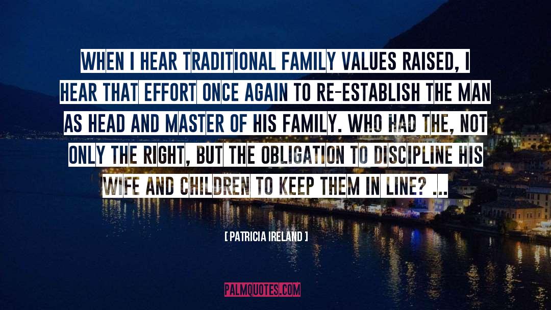 Family Values quotes by Patricia Ireland