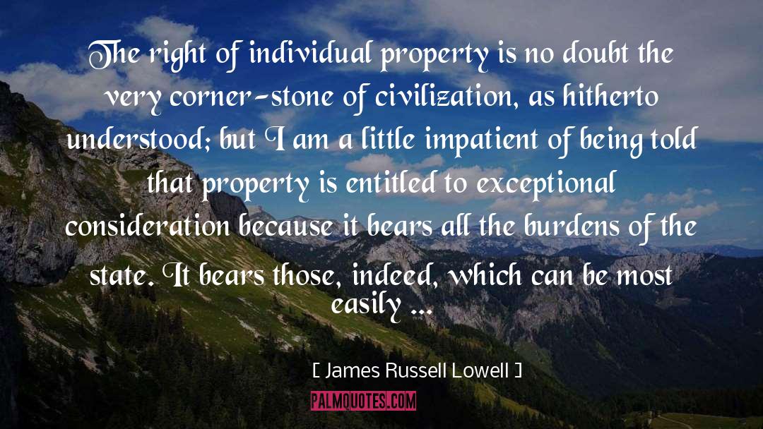 Famine quotes by James Russell Lowell