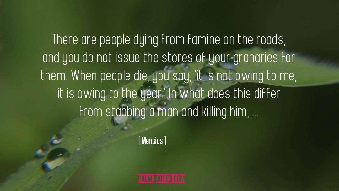 Famine quotes by Mencius