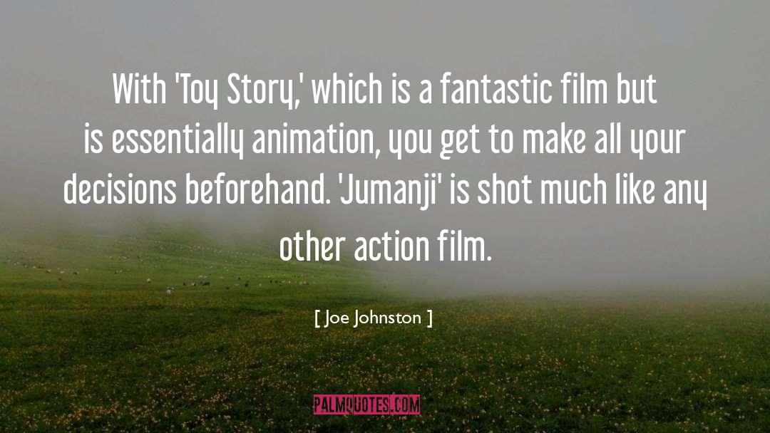 Famous 3d Animation quotes by Joe Johnston