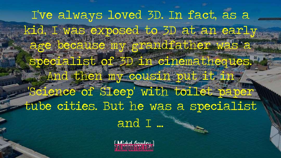 Famous 3d Animation quotes by Michel Gondry