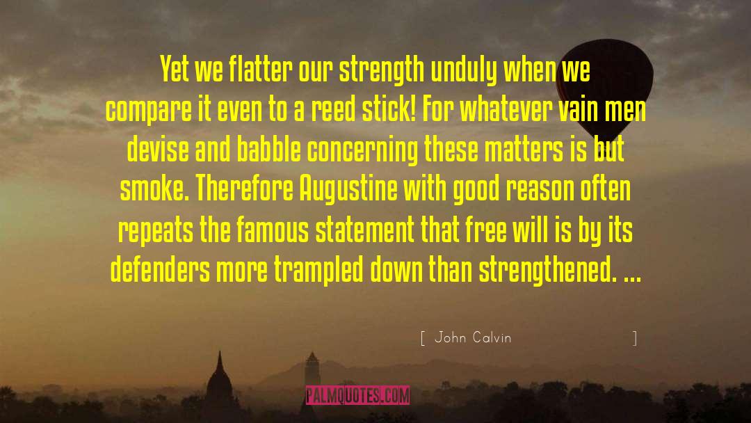 Famous A.a. quotes by John Calvin