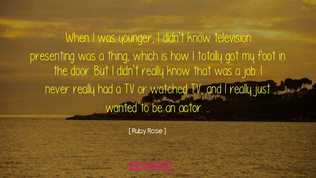 Famous Actor quotes by Ruby Rose