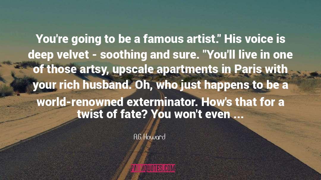 Famous Artist quotes by A.G. Howard