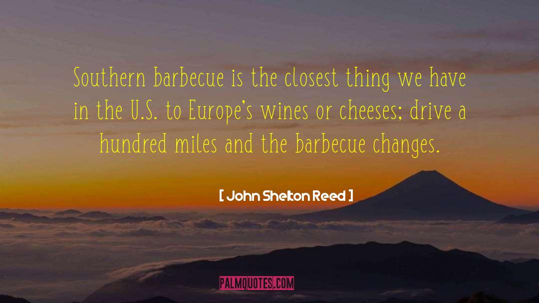 Famous Barbecue quotes by John Shelton Reed