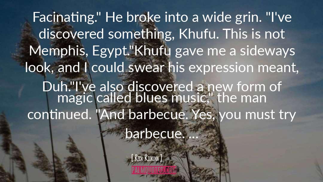 Famous Barbecue quotes by Rick Riordan