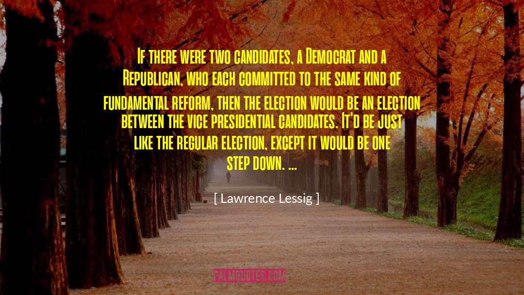 Famous Election Campaigning quotes by Lawrence Lessig