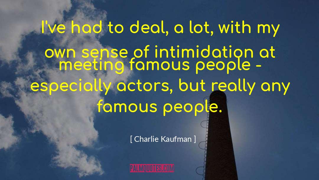 Famous Election Campaigning quotes by Charlie Kaufman